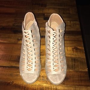 Qupid Laser Cut Booties